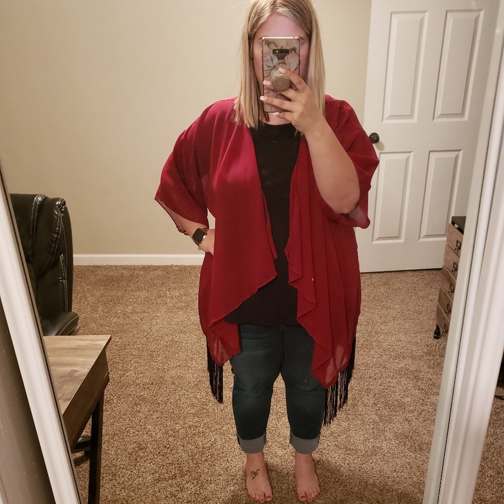 Lularoe Large Monroe Kimono